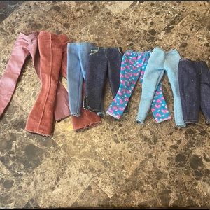 7 Pairs Of Barbie Pants